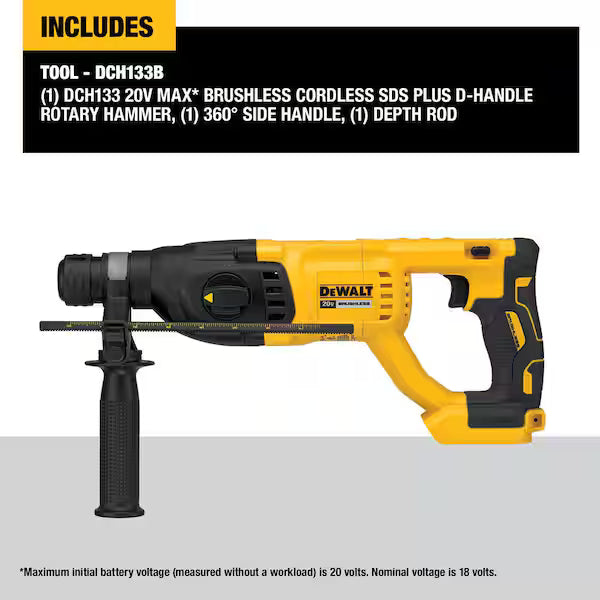 DEWALT Hammer Drill (DCH133B)